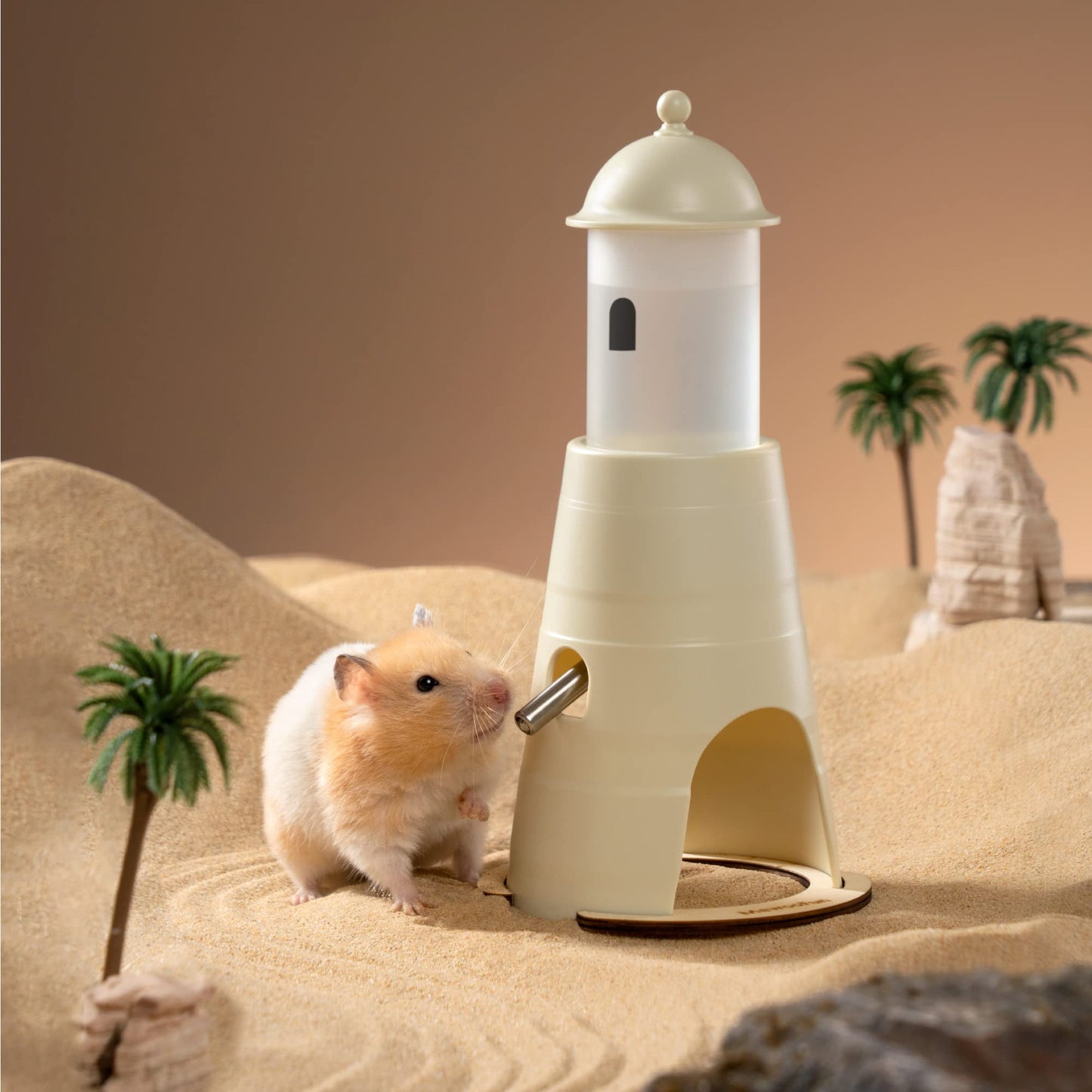 Hamster Water Bottle With Stand & Hideout Space 150ml